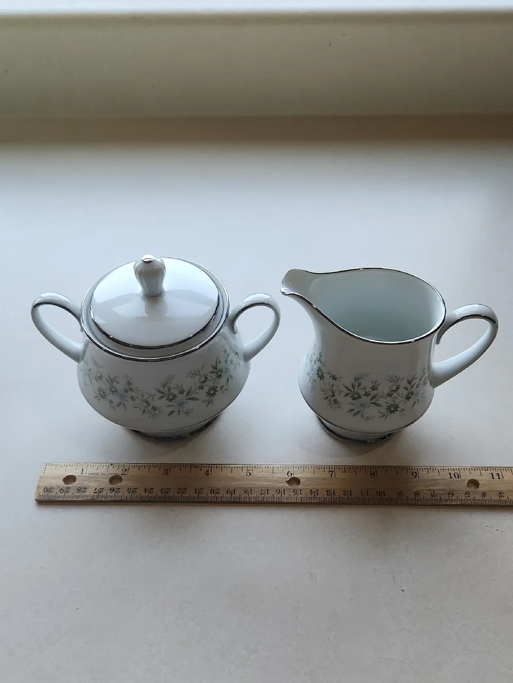 Vintage Noritake Savannah Pattern Made In Japan With Platinum Rim
